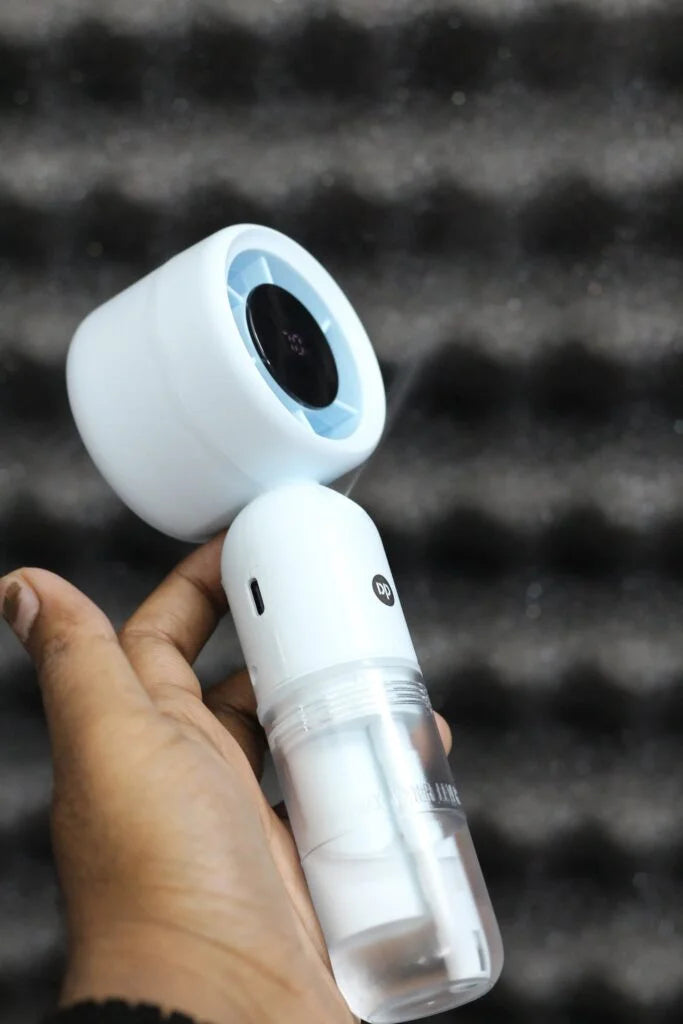 DP 7645 Turbo Mist Spray Handheld Fan (3000mAh)