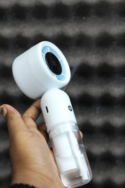 DP 7645 Turbo Mist Spray Handheld Fan (3000mAh)