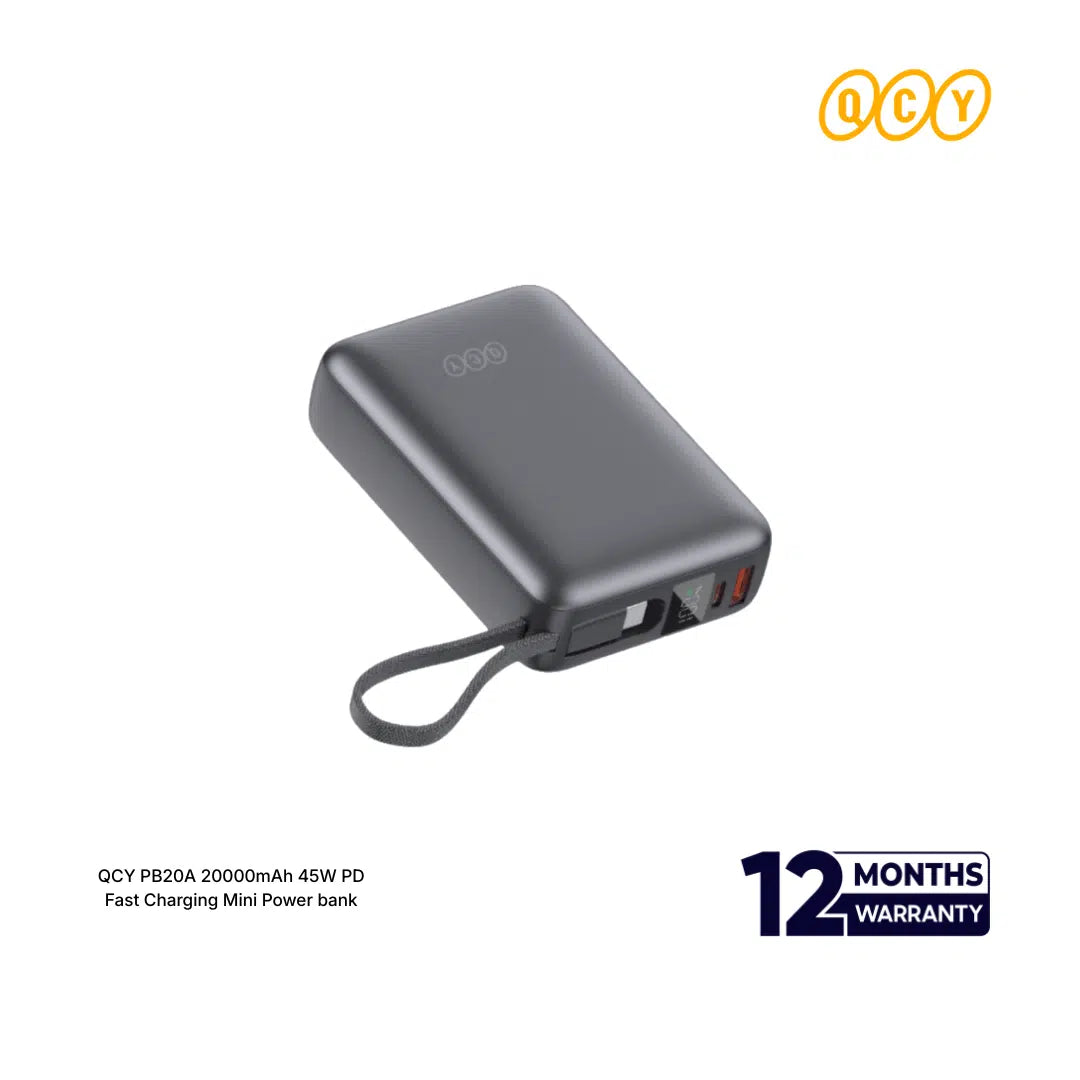 QCY PB20A 20000mAh 45W PD Power Bank